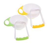 Abaodam 2 Set Di Ciotole Per Schiacciapatate Per Bambini Set Di Ciotole Per Macinare Frutta Verdura Pane Filtro A Fori Densi