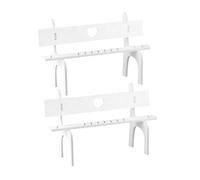 Abaodam 2 Set di Sgabelli per Bambole Gambe Lunghe in Plastica Sedi Espositive Fai da Te Compatte per Accessori Fotografici e Arredamento Casa delle Bambole Sedute per Decorazioni e