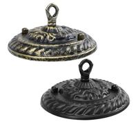 Abaodam 2 Set Placca per Lampadario Vintage con Gancio, Copertura Soffitto