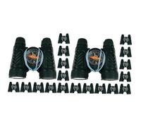 Abaodam 2 Set Telescopio Giocattolo Binoculare Mini Binocolo Per Adulti Piccolo Binocolo Mini Telescopi Per Divertimento Binocolo Da Viaggio Minibinocolo Plastica Dark Green 12 Pezzi * 2