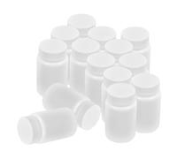 Abaodam 20 Flaconi Vuoti per Pillole in Plastica Bianca da 100 Ml con Tappo a Vite Sigillante Contenitori per Medicinali e Campioni Resistenti e Portatili per Uso Quotidiano e Viaggi