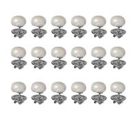Abaodam 20 Pezzi Bottoni Magnetici Colorati in Metallo per Camicie, Riutilizzabili Chiusura Sicura per Tessuti in Occasioni come Matrimoni e Banchetti