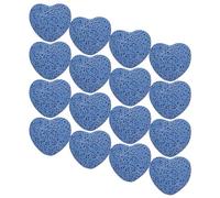 Abaodam 20 Pezzi Diffusore di Pietra Lavica a Cuore, Diffusore di Oli Essenziali in Pietra, Blu, Portatile, per Ufficio e Uso On-the-go, Facile da Pulire