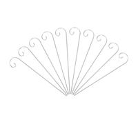 Abaodam 20 Pezzi Gancio da Esterno per Etichette Piante, Ferro, Argento | Resistente alle Intemperie, Uso Versatile, Installazione Facile, per Spazi Verdi Domestici e Pubblici