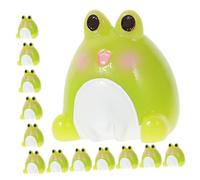 Abaodam 20 pezzi Miniature Resin Frog Figurines per Micro Paesaggio Decorazioni da Realistiche e Colorate Adatte Ed Esterni Necessità Montaggio