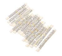Abaodam 20 Pezzi Pergamene Mezuzah Kosher Stampate in Ebraico per Porta, Resistenti all'Usura, Carta e Corda, per Ambienti Interni e Mitzvah Religiosi