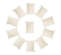 Abaodam 20 Pezzi Tappi per Gambe di Sedie in Plastica Beige, Manicotti Espandibili per Ruote Piccole Funzione di Aumento Attrito, Accessori per Sedie da Ufficio