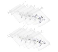 Abaodam 20 Sacchetti di Lavanda Vuoti a Rete Coulisse, Piccole Bustine Traspiranti per Essenze e Gioielli, Sacchetti Multiuso per Casa, Auto e Guardaroba, Confezione da 20 Pezzi, Colore