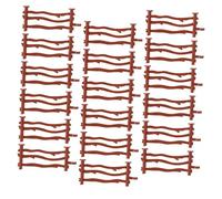 Abaodam 200pezzi Recinzione in Miniatura in Plastica Micro Recinzione da Giardino Decorazioni Fai da Te per Recinzioni Decorazioni Artigianali per Recinzioni Bonsai