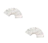Abaodam 20pezzi Inlays Per Chitarra Materiale Bianco Con Guscio Di Mare Per Tastiera Fretboard Marcatori Decorativi Per Chitarra e Basso Facili Da Installare e Personalizzare