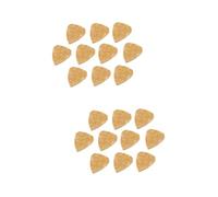 Abaodam 20pezzi Plettro Feltro Per Ukulele Suono Mellow e Comfortevole Colore Arancione Per Strumenti Bassa Tensione