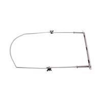Abaodam 24fori Harmonica Neck Holder Inossidabile Supporto Per Armonica Bocca Accessorio Per Armonica Di Alta Stabilità e Comfort Colore Argento