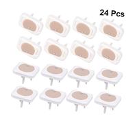 Abaodam 24pezzi Copripresa Sicurezza Per Ragazzo Ragazza Protezione Per Presa Elettrica Con Design Rotante Per Fase Trifase Per Fase Bifase Per Casa e Stanza Dei Ragazzo Ragazza