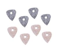 Abaodam 24pezzi Plettri Feltro Per Ukulele Beige e Grigio Accessorio Musicale Resistente e Confortevole Ottimo Per Sostituzione Plettri Usurati Da Pz Con Superficie Liscia Per Rilascio