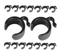 Abaodam 25 pezzi Clip per Cavi Microfono in Plastica Resistente Morsetti Fissacavi per Asta Microfono da Facili da Installare per Casa Palco e Studio di Registrazione