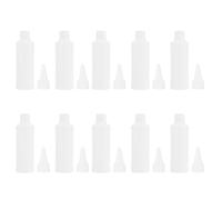 Abaodam 25 Pezzi Flaconi Applicatori Vuoti da 50ml per Tintura e Styling Chioma, Bottiglie Squeeze in Pe e Abs, Facili da Spremere, per Arte e Pittura
