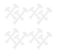 Abaodam 28 Pezzi Orecchini Trasparenti Ipoallergenici in Acrilico per Cartilagine Labbro Naso e Sopracciglio Completo di Piercing Invisibili per Uomo e Donna Adatti Sensibile e Uso