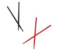 Abaodam 2paia Bacchette Per Batteria Professionali Rosse Strumenti Percussivi Resistenti Per Pratiche Quotidiane e Performance Musicali