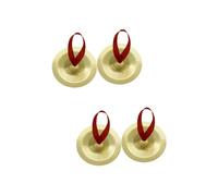 Abaodam 2paia Mini Cymbals Dorati Per Danzatori Strumenti Musicali Di Percussione Compatti Facili Da Trasportare Per Feste e Performance Suono Crisp e Potente