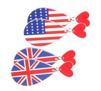 Abaodam 2paia Orecchini Pendenti Patriottici Americana Orecchini Del Per Donne e Ragazze Decorativi Leggeri