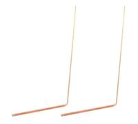 Abaodam 2pezzi Bacchette da Rabdomante in Rame Puro per Divinazione Acqua e Caccia Tesori Sonde Precise per Rilevamento Fantasmi e Oggetti Sepolti Strumenti Affidabili per Rabdomanzia