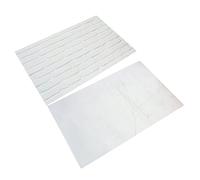 Abaodam 2pezzi Backdrop Carta Fotografica Doppia Faccia Con Motivo Mattonato Per Riprese Professionali Per Fotografia Di Cibo Fiori e Moda