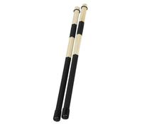 Abaodam 2pezzi Bamboo Drumsticks and Brushes Comfortable and Lightweight Percussion Accessories for Drummers
