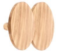 Abaodam 2pezzi Base per in Legno Piedistallo Espositivo per Artigianato Base Espositiva per Fioriera Supporto per da Alzata in Legno per Esposizione Adatta per Vasi Acquari Oggetti