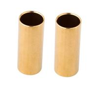 Abaodam 2pezzi Brass Guitar Slide Per Chitarra Elettrica Finger Sleeve Slider Bottleneck Per Chitarra e Basso Suono e Sostenuto Materiale Resistente Per Uso Duraturo