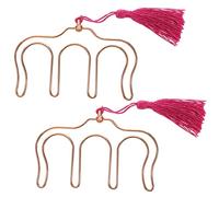 Abaodam 2pezzi Clip Per Spartiti Musicali Metallo Con Nappa Da Porta Spartiti Per Pianoforte e Chitarra Accessori Per Musicisti Design Elegante