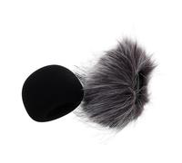 Abaodam 2pezzi Copertura Furry Per Microfono Parabrezza Antivento Per Registratore Zoom Protezione Ottimale Per Registrazioni Chiare e Pulite