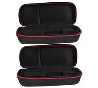 Abaodam 2pezzi Custodia Per Microfono Eva Cerniera Borsa Per Microfono Wireless Portatile Custodia Antiurto Per Palmare Da Viaggio