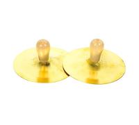 Abaodam 2pezzi Cymbali Da Danza Del Ventre Con Legno Strumento Musicale Per Percussione Per Attività Musicali e Interazione Genitore