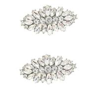 Abaodam 2pezzi Fermagli Per Scarpe Da Donna Con Pietre Decorative Accessori Per Scarpe Clip Staccabili Decorazioni Da Abbinare a Diverse Occasioni