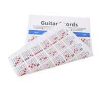 Abaodam 2pezzi Guitar Chord Practice Chart Per Principianti Chitarra e Ukulele Diagrammi Chiari e Facili Comprendere