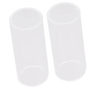 Abaodam 2pezzi Guitar Slide Vetro Bottleneck Per Chitarra Accentuazione Armoniche Design Ergonomico Accessorio Per Musicisti Professionisti e Appassionati
