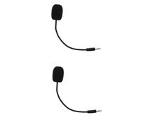 Abaodam 2pezzi Headset Microphone Gaming Cancellazione Del Rumore Microfono Da Connettore Per Streaming Live