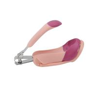 Abaodam 2pezzi Kit Di Manicure Per Ragazzo Ragazza Set Di Unghie Per Ragazzo Ragazza Comprende Forbicine Tagliaunghie e Pinzette Sicuro e Facile Da Usare Per Genitori Alle Rosa