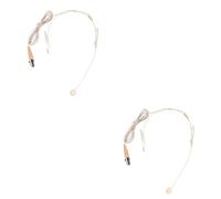 Abaodam 2pezzi Microfono Condensatore Headworn Orecchino Per Insegnamento Audio Compatibile Amplificazione