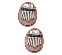 Abaodam 2pezzi Mini Kalimba Portatile Pianoforte Per Principianti e Strumento e Facile Per e Creatività