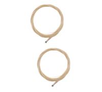 Abaodam 2pezzi Natural Horse Hair for Violin Bows and Erhu for String Instruments Replacement Pre-tied