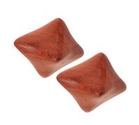 Abaodam 2pezzi Palline Da Massaggio in Legno Portatili Palline Decorative Per Massaggi Terapeutici Palle Da Yoga in Legno Per Esercizi Manuali e Rilassamento Design Ergonomico Per Comfort