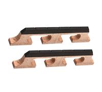 Abaodam 2pezzi Ponte Sella Legno Per Banjo Da Accessori Per Banjo Palissandro Sostituzione Facile Per Suono Cristallino e Stabile