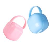 Abaodam 2pezzi Porta Ciuccio Per Ragazzo Ragazza Ragazza Contenitore Per Ciuccio Da Viaggio Per Ragazzo Realizzato in Sano e Durevole