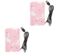 Abaodam 2pezzi Portatile Per Scaldare Latte e Scaldabiberon Usb Per Design Isolante e Resistente Per