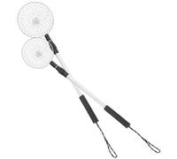 Abaodam 2pezzi Setaccio per Sabbia Asta Telescopica Rimovibile da Spiaggia per Conchiglie Rocce e Sabbia Strumento da Spiaggia per Ragazza e Anziani