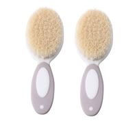 Abaodam 2pezzi Spazzola Per Shampoo Per Bambino Bambina Realizzata in Lana Naturale Per Pulizia Dei Capelli Per Districare e Stimolare Il Cuoio Capelluto