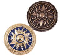 Abaodam 2pezzi Spille Vintage Rotonde in Lega di Zinco Decorative per Abbigliamento Stile Retrò Chic come Regalo di Compleanno per Uso Quotidiano