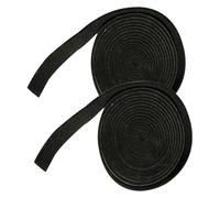 Abaodam 2pezzi Strisce di Feltro Sigillanti Autoadesive Resistenti al Calore Nastro Nero Adesivo Anti-graffio per Protezione Pavimenti e Mobili
