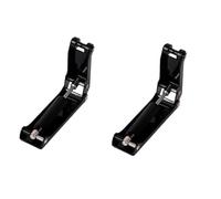 Abaodam 2pezzi Ultra-sottile Dispositivo Deceleratore Per Chiusura Tastiera Piano Con Pressione Idraulica Per Facile Installazione Accessorio Nero